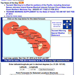 Hawai’i Tsunami Warnung