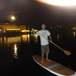 MikeJuckerHawaii SUP auf dem Eibsee