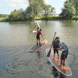 SUP Contest auf Mike Jucker Hawaii Stand Up Boards