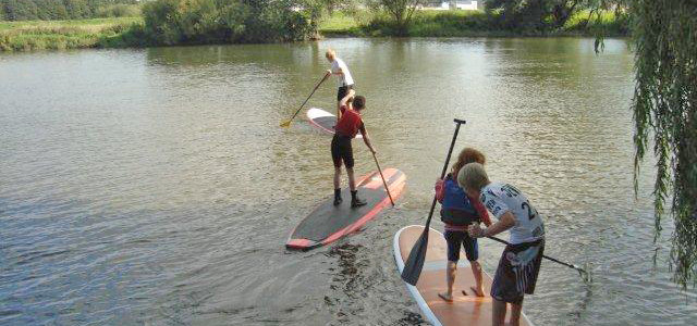 SUP Contest auf Mike Jucker Hawaii Stand Up Boards